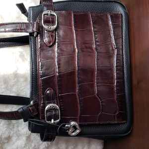 Brighton leather organizer bag